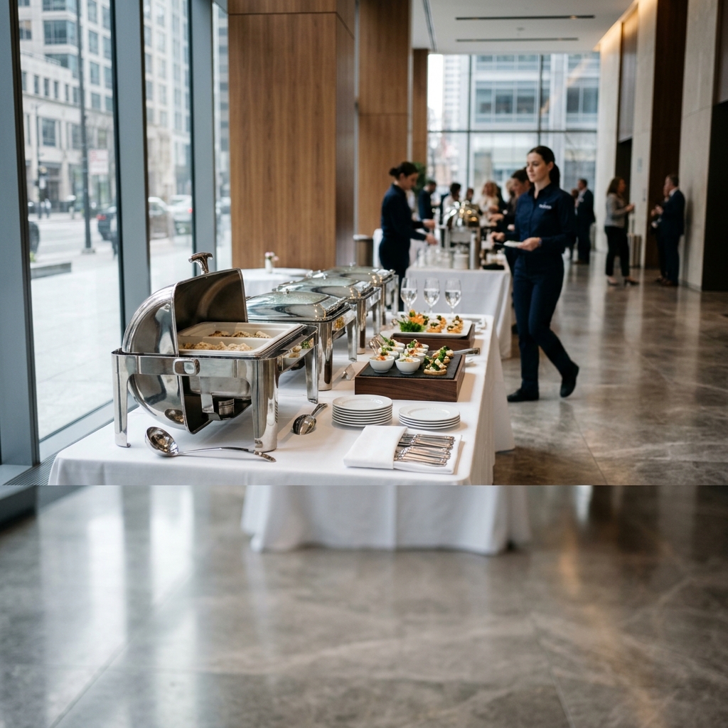 Catering setup